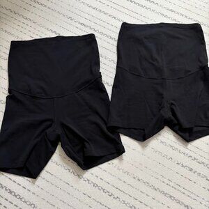 Maternity Full Panel Biker Shorts